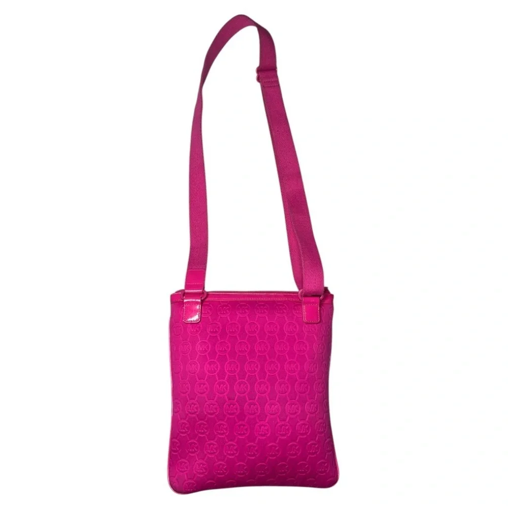 Michael Kors Fuschia Pink Adjustable Straps Shoulder Bag